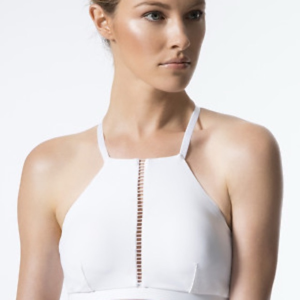 MICHI Barre Bra Sports Bra white - Medium